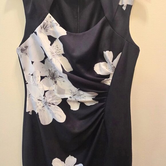 Calvin Klein Floral Sheath Dress β Size 10 - Picture 1 of 7